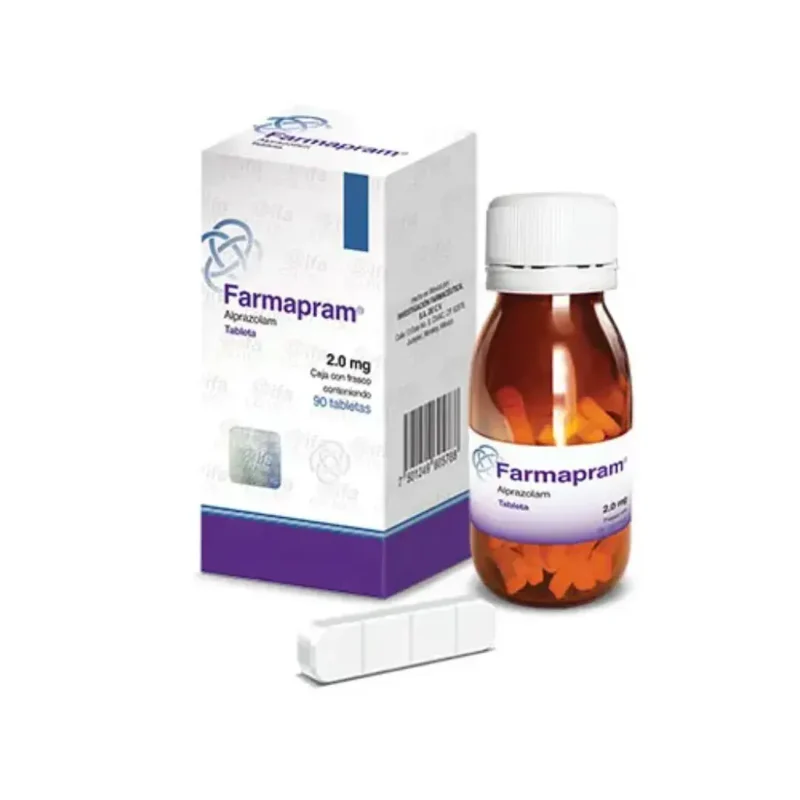 Buy Farmapram online is, what it is used for, available strengths, price factors, prescription requirements, safety information and Farmapram vs Xanax.